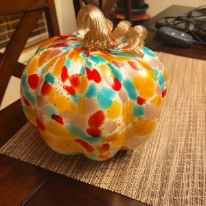 Glass pumpkin